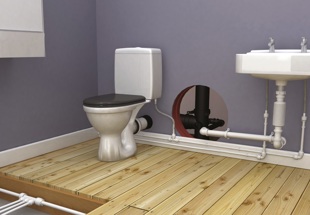 Sealing gaps around pipes in buildings